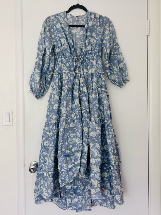 Free People Dresses & Skirts - Free People Pappiette Dress size XS in Bluebell